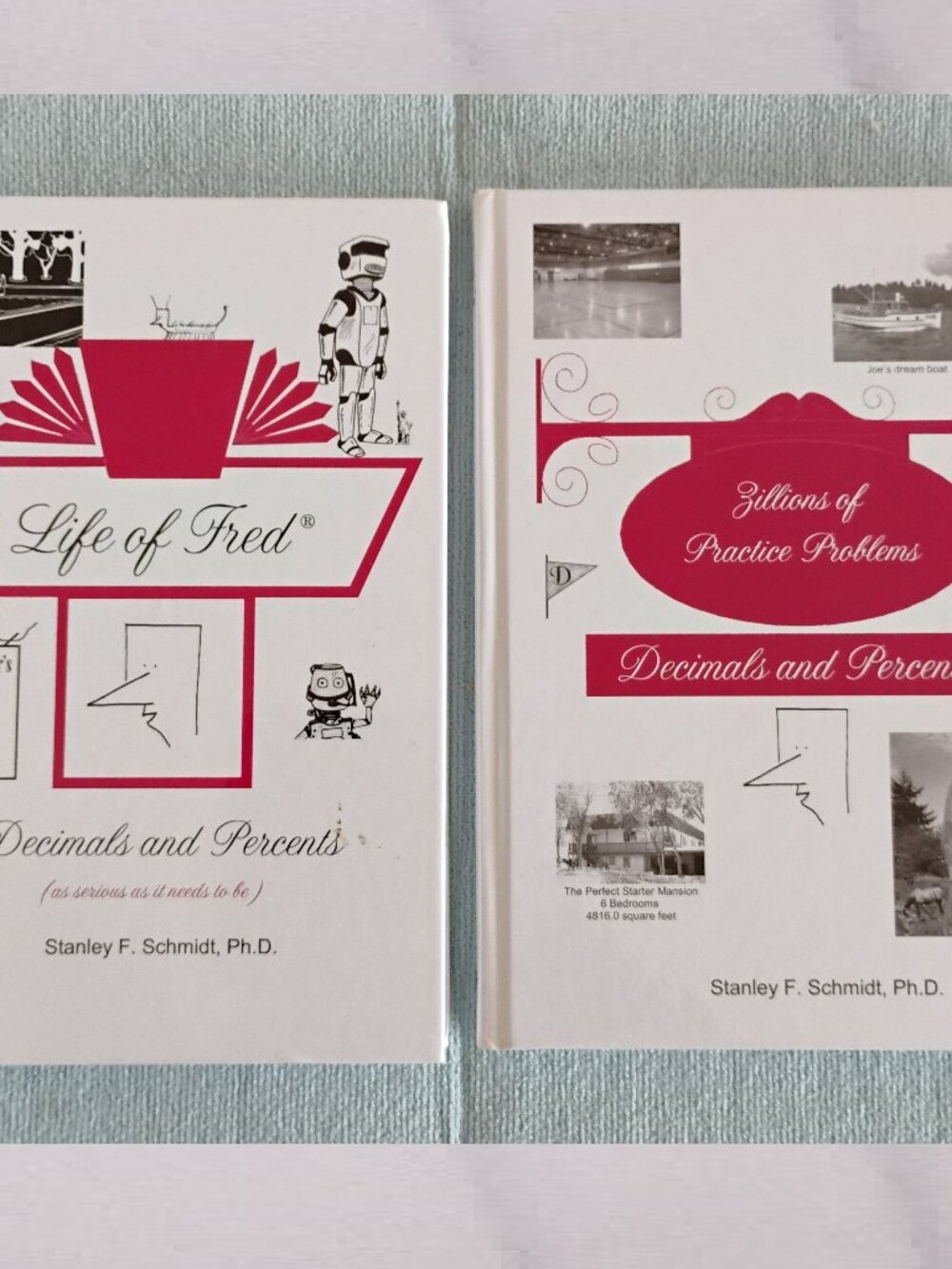 Life of Fred ~ Decimals & Percents + Practice Problems Grades 5-8